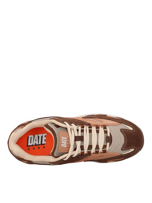 Sneakers multimateriale D.A.T.E. | SN23 COLLECTIONBEIGE
